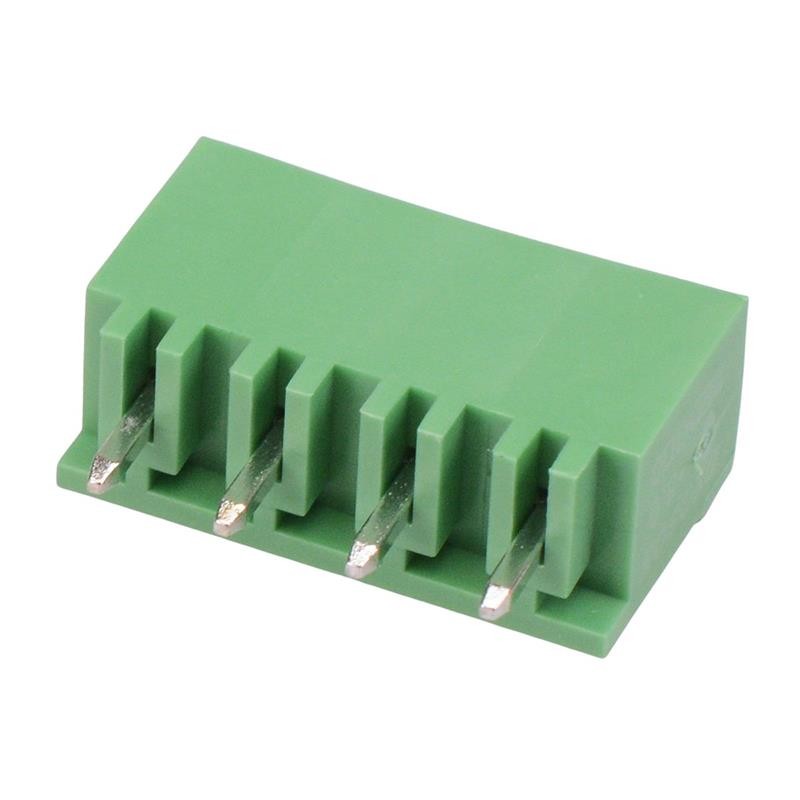 10 x 4-Way 5.00mm Vertical PCB Header Closed Ends 15A 300V