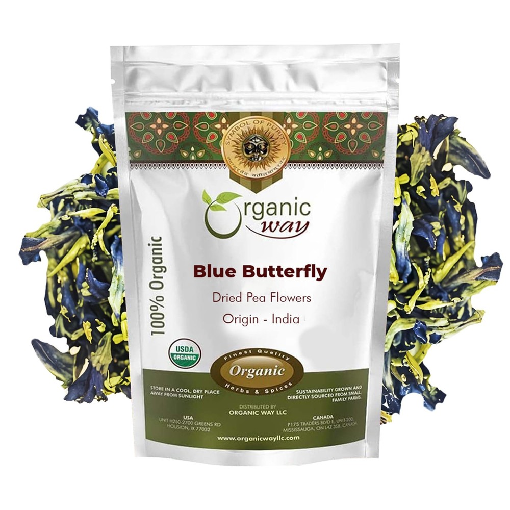 Blue Butterfly Pea Flowers (2 Oz)