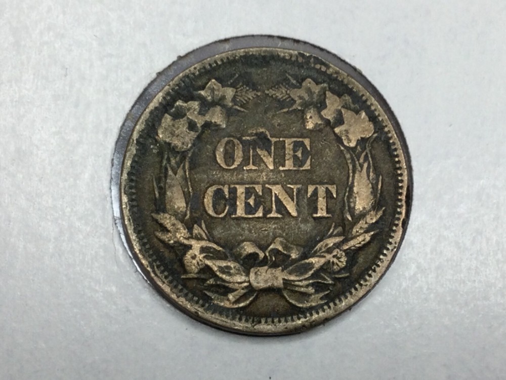 1858 Flying Eagle Cent small letters in very fine