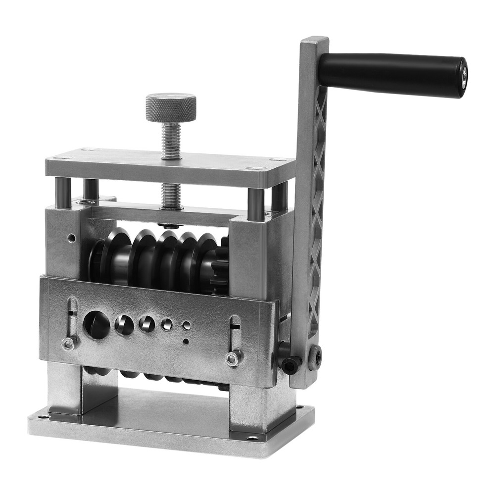 6 Holes Manual Cable Wire Stripping Machine Manual Wire Stripping Tool Silver US