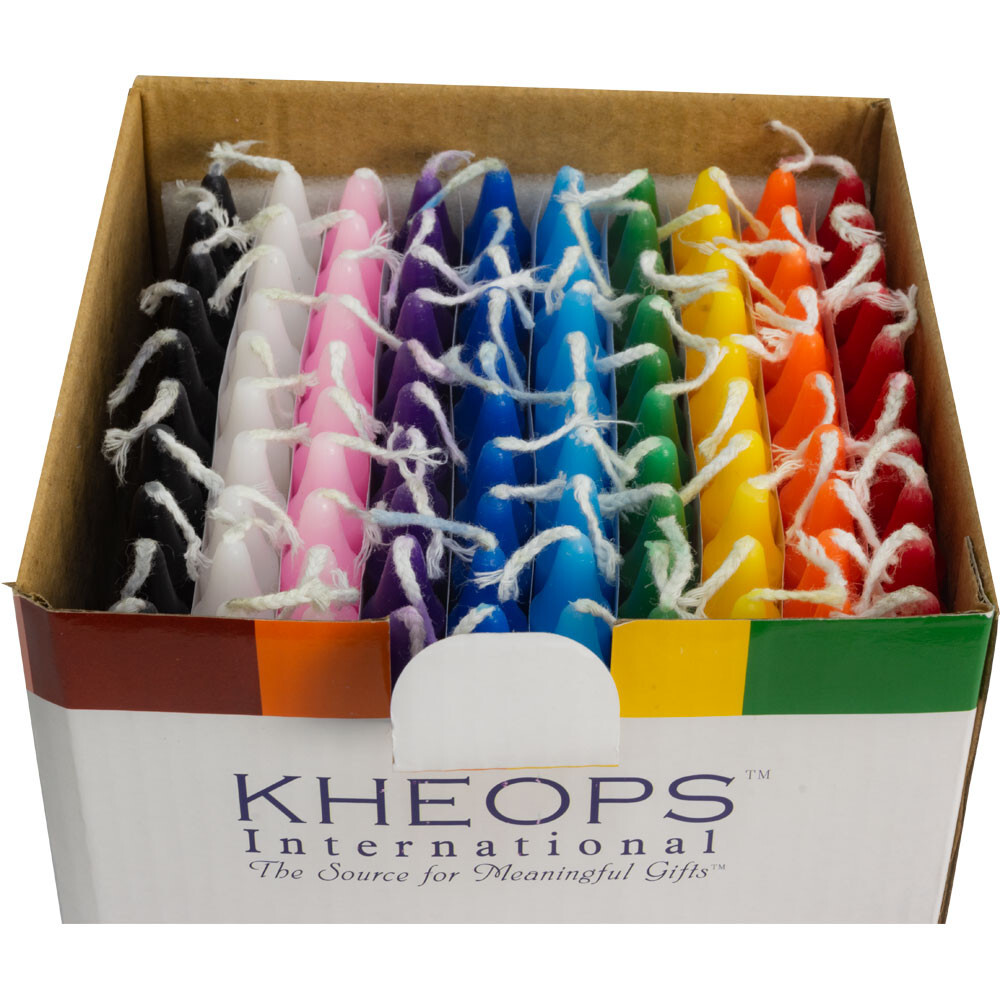 100 Chime (Mini Taper) Ritual Spell Candles in Assorted Colors!