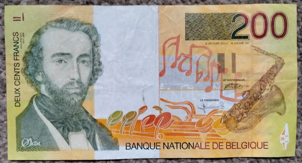 Belgium 200 Francs 1996 P148 VF/EF