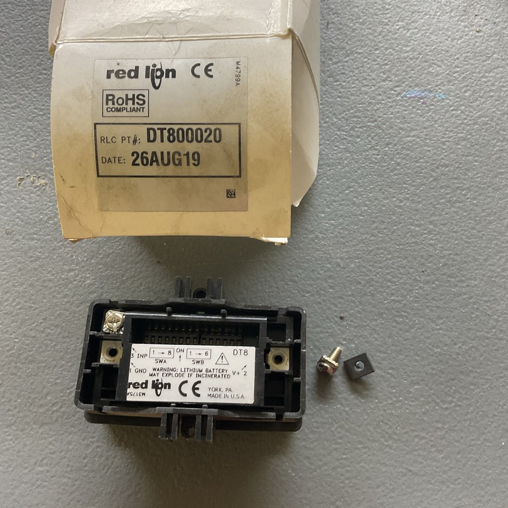 Red Lion Controls DT80020 Digital Panel Meters- ECS