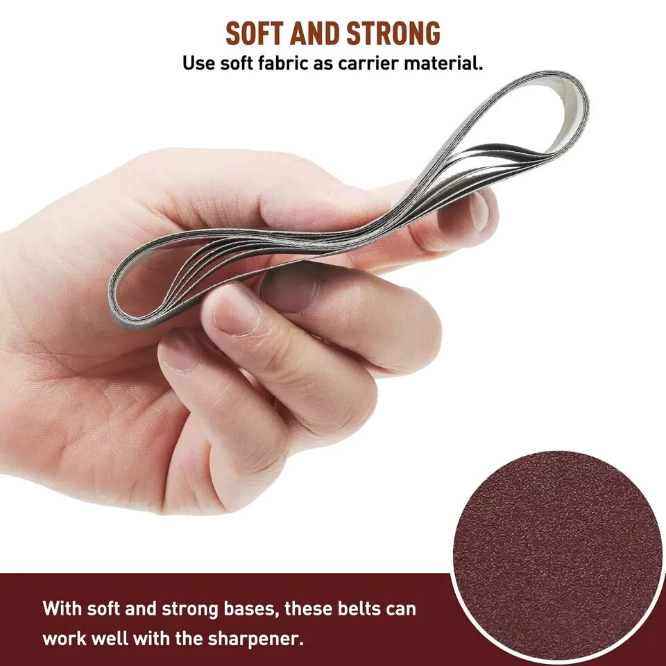 45New Replacement Belt Kit for Work Sharp Knife Tool Sharpener Ken Onion Edition