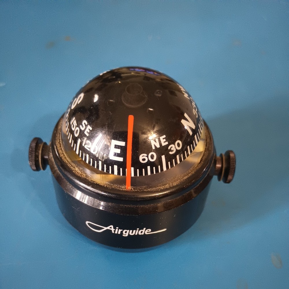 Vintage Airguide Black Compass no bracket.