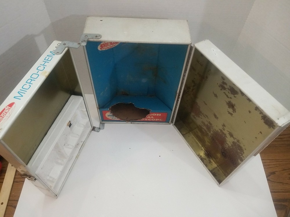 SKILCRAFT Micro Chem Lab- Metal Case Only-Empty