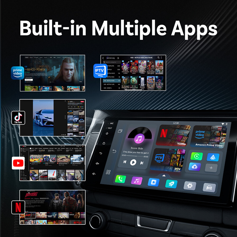 Ottocast Play2Video Pro AIBOX Multimedia Player w/Wireless Carplay&Android Auto