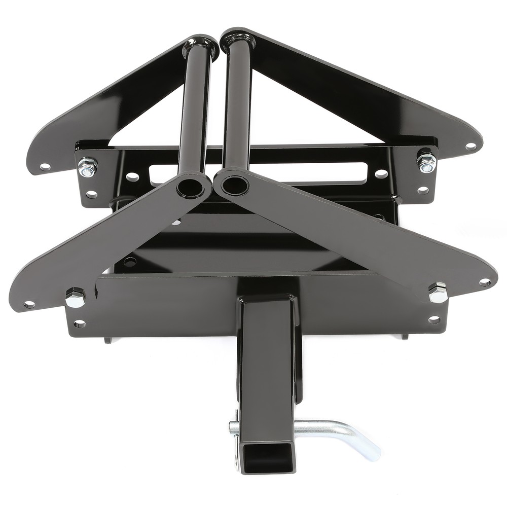 Foldable Winch Mounting Plate Brackets Cradle For 2" Hitch Receiver Truck 4WD
