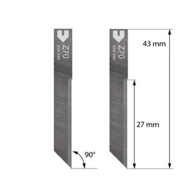 Z70 Cutting Blade ,  Oscillating Knife Carbide Cutter x 10pcs