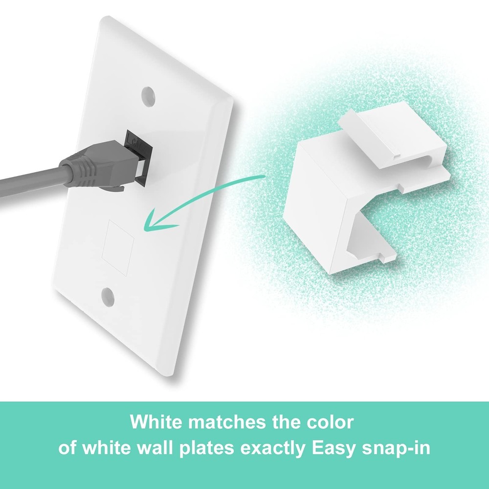 Blank Keystone Jack Inserts Keystone Jack for Keystone Wall Plate and Patch P...
