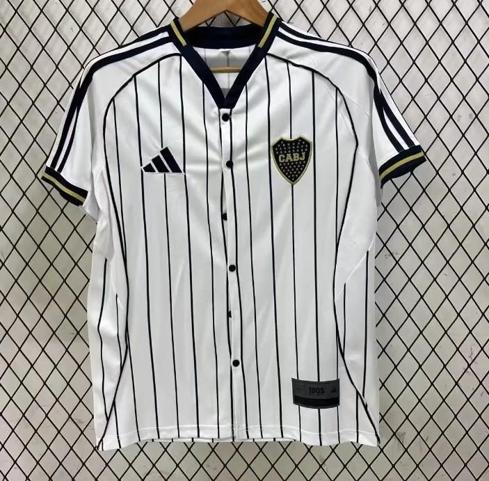 Boca Juniors Men Baseball White Jersey - 2025