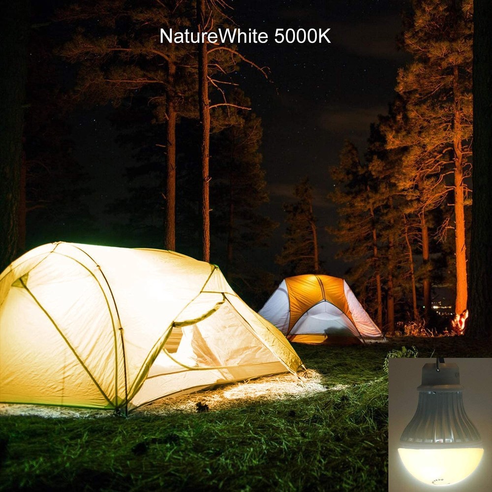 2-Pack Onite USB LED Light Bulb, Emergency Backup Lighting for 2-Pack, White