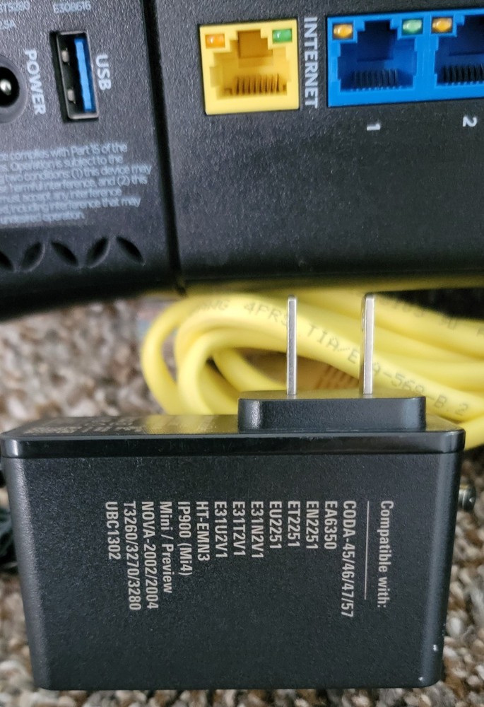 Spectrum Networking Bundle - Sagemcom RAC2V2S Router & ET2251 Modem + Power...