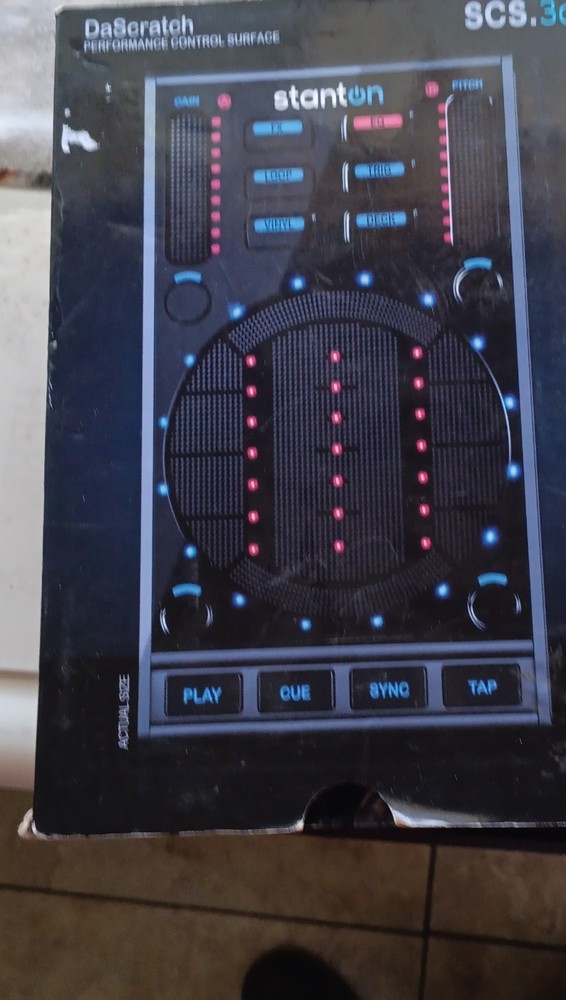 Stanton DaScratch SCS.3d Touch-Sensitive USB DJ Controller Filter FX EQ