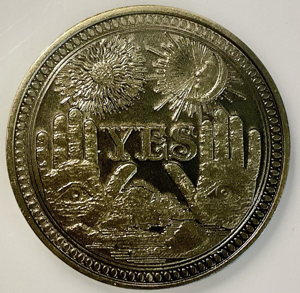 Yes/No Challenge Coin.(NEL1210).