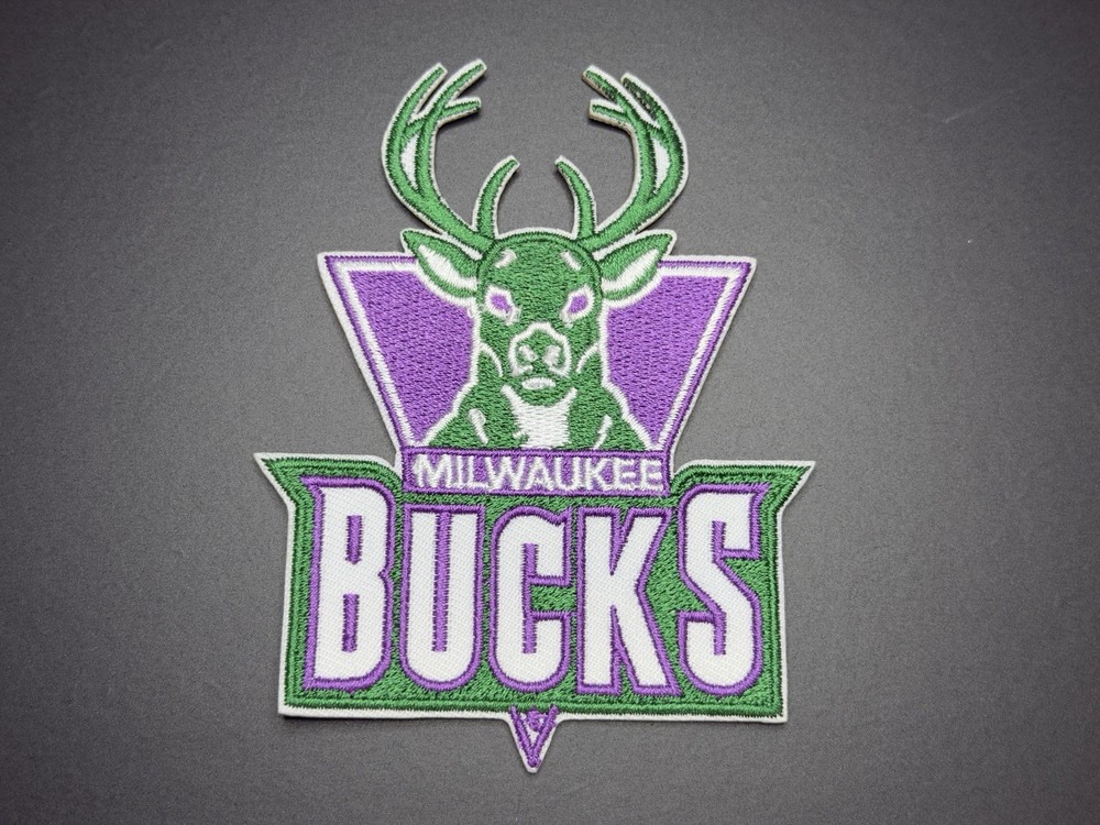 Milwaukee Bucks Iron On Patch  Vintage