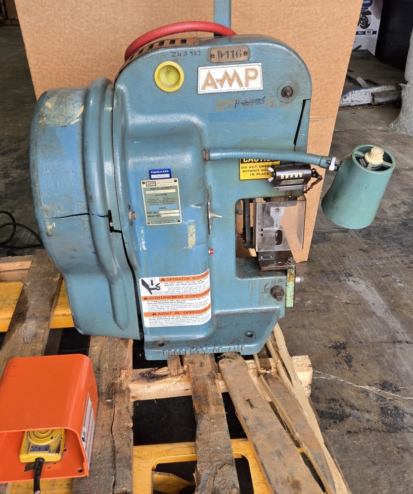 AMP-O-LECTRIC MODEL K TERMINATING CRIMPER PRESS 1-471273-3.