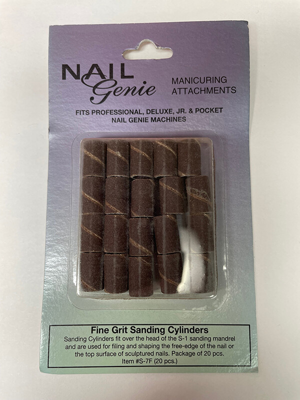 Nail Genie Fine Grit Sanding #S-7F Cylinders 20pcs