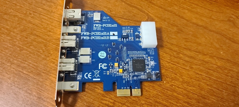 FWB-PCIE1X21A 3 Port Firewire Card
