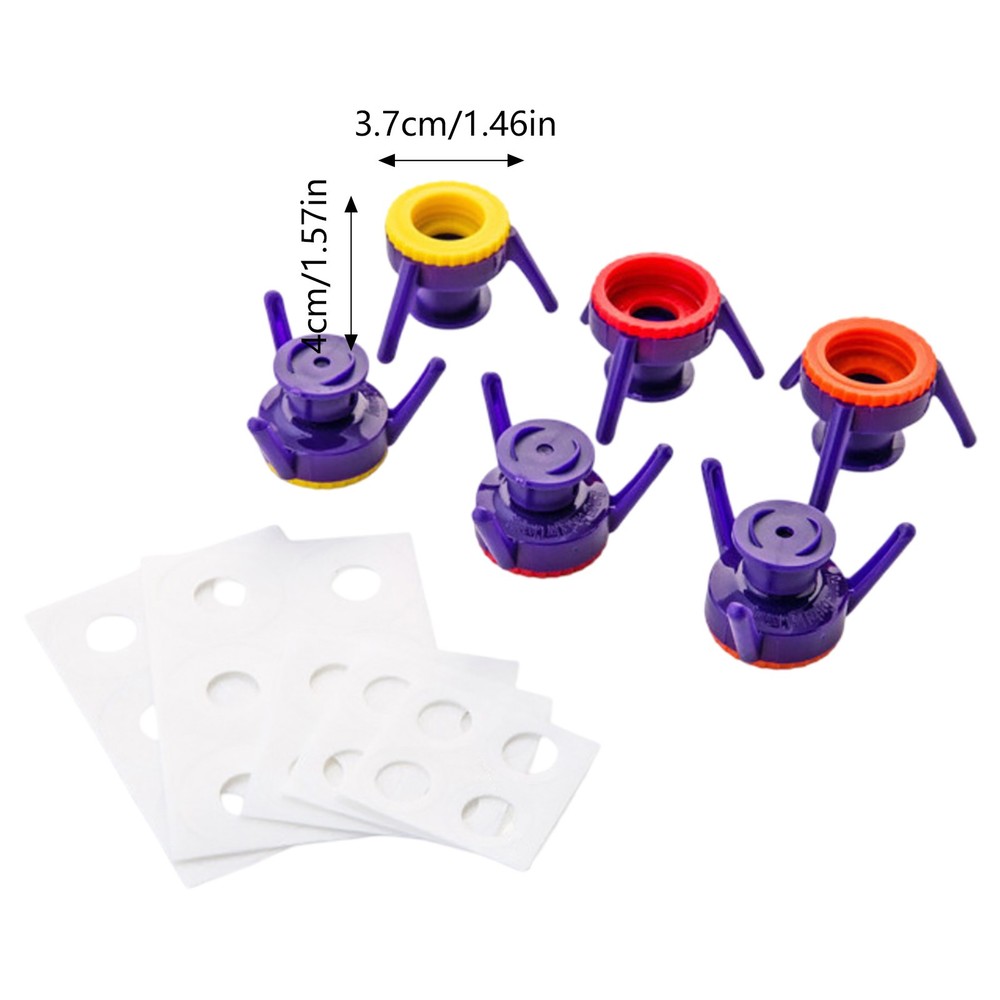 6 Piece Bottle Cap Racks Inverted Multi-Functional Bracket Easy Pouring Kitchen