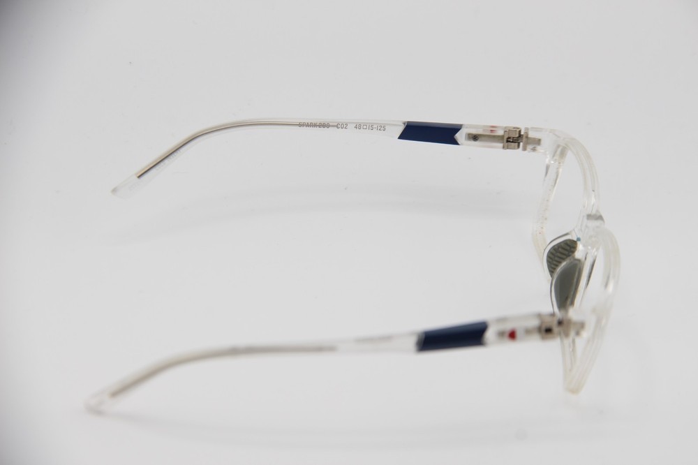 CHAMPION SPARK 200 C02 CLEAR BLUE AUTHENTIC EYEGLASSES FRAMES 48-15