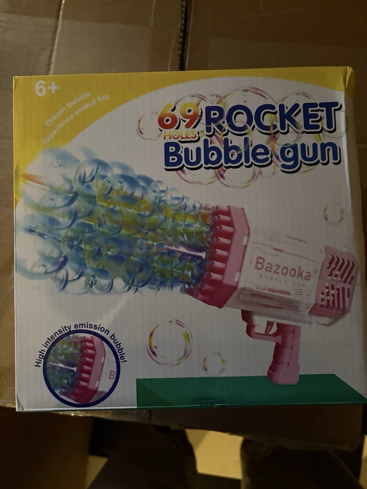 Bubble Gun - Pink/White - New In Box