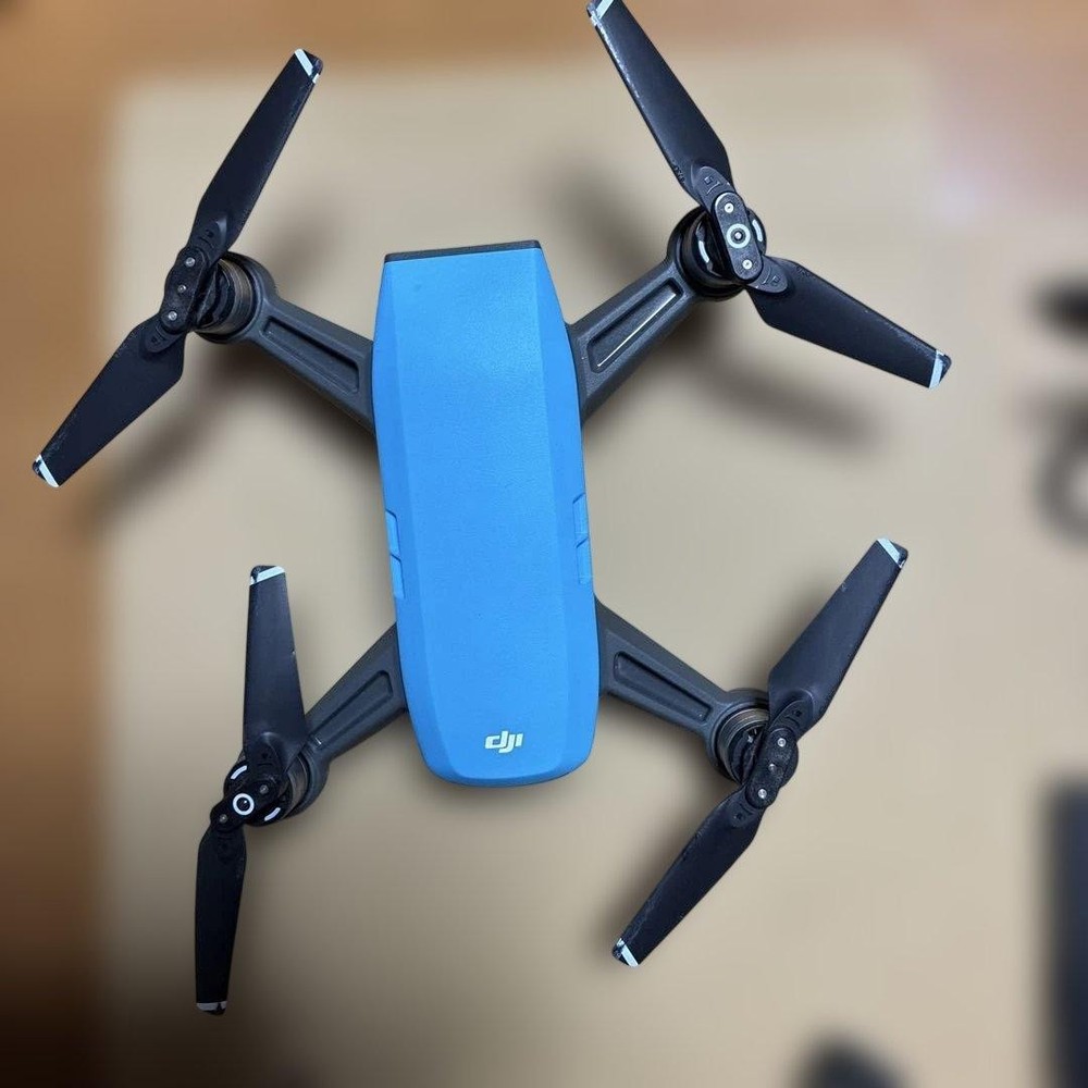Dji Spark Drone Sky Blue Fly More Combo Kit With Controller Battery Case