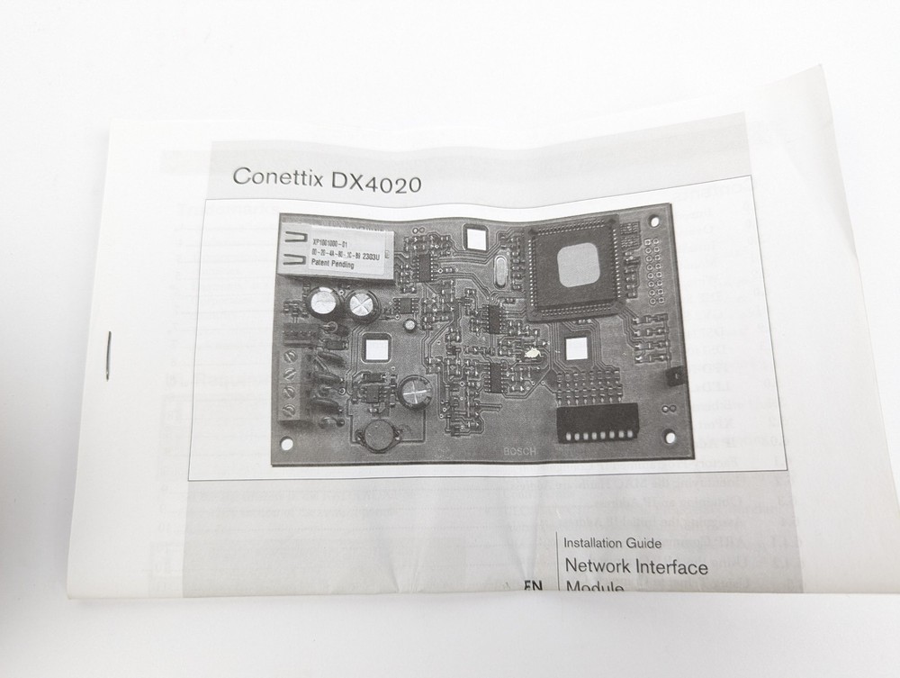 New Bosch DX4020 Conettix Ethernet Network Interface Module
