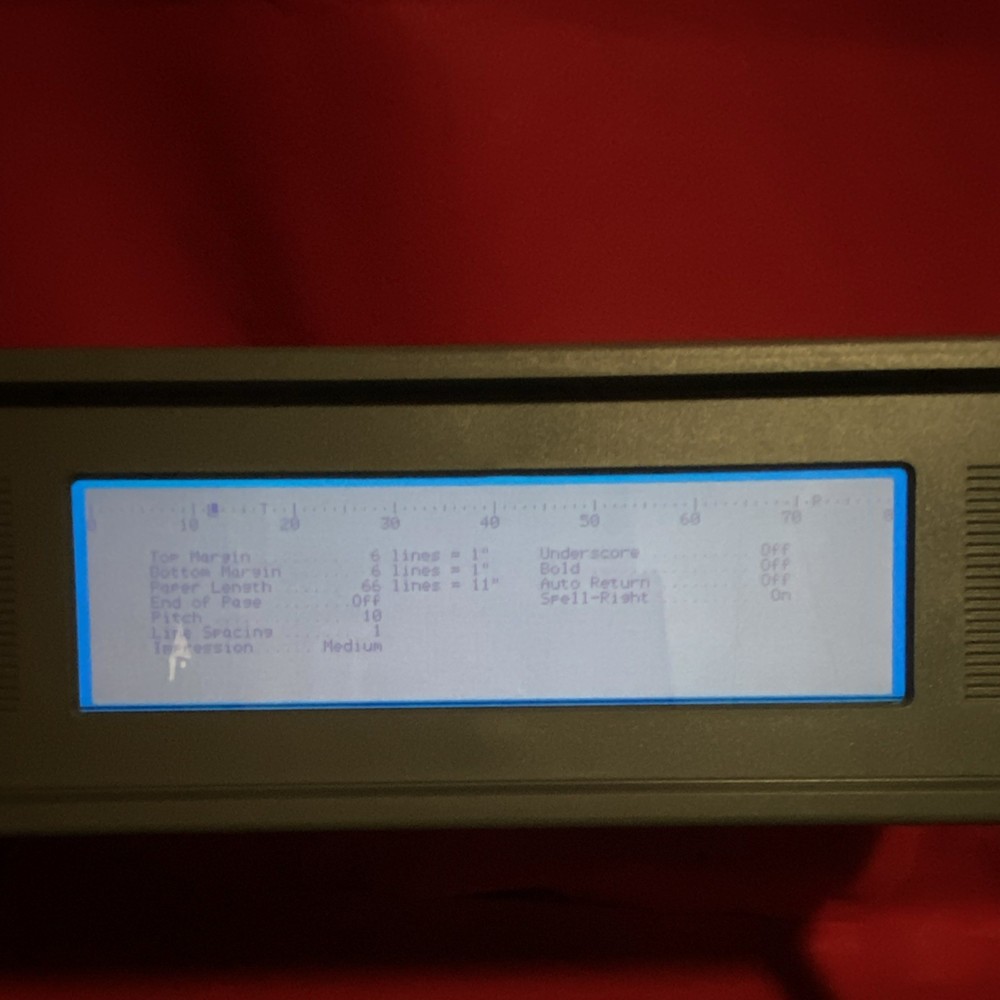 Smith Corona PWP 230 Word Processor 16-Line Backlit Display Built-in Disk Drive