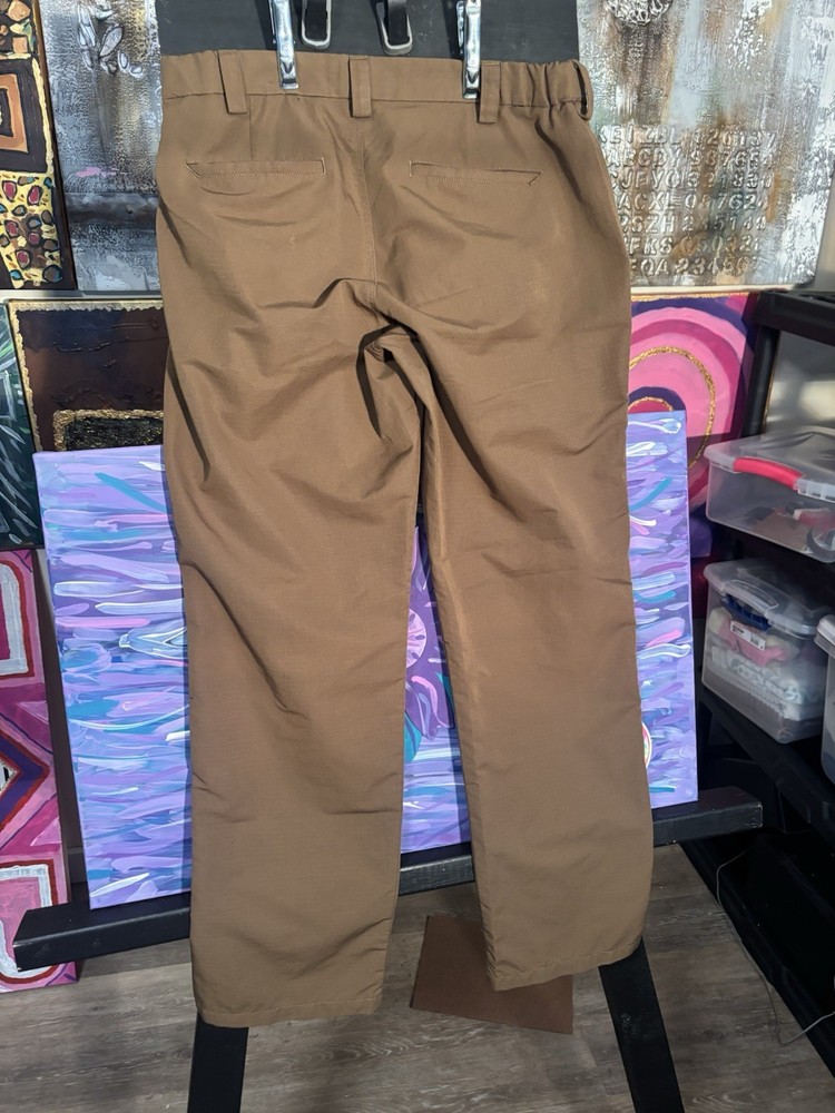 5.11 Tactical Pants Men Brown Solid Rip Stop Pattern Regular Size 36x34 US36/34