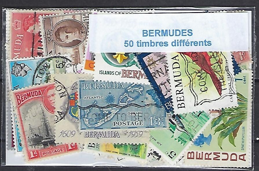Bermuda 50 Different Stamps