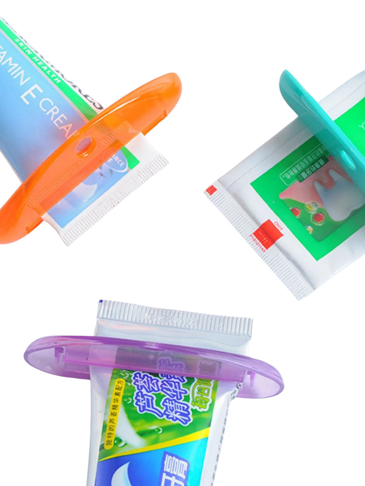 4-Piece Toothpaste Tube Squeezer Set - Save Every Drop, Multi-Purpose, No Waste