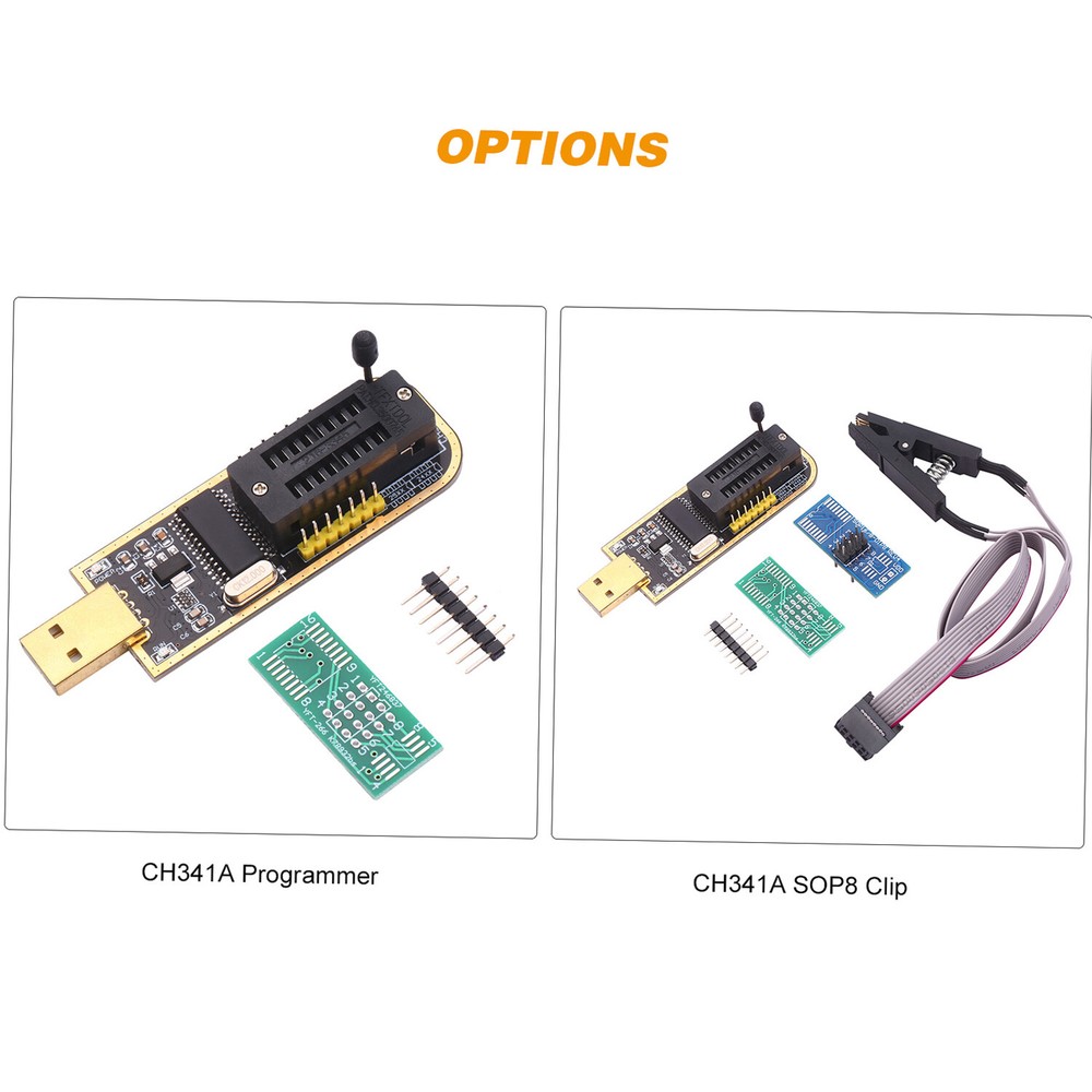 CH341A USB Programmer EEPROM BIOS Flasher Programmable Logic Circuits with O2I2