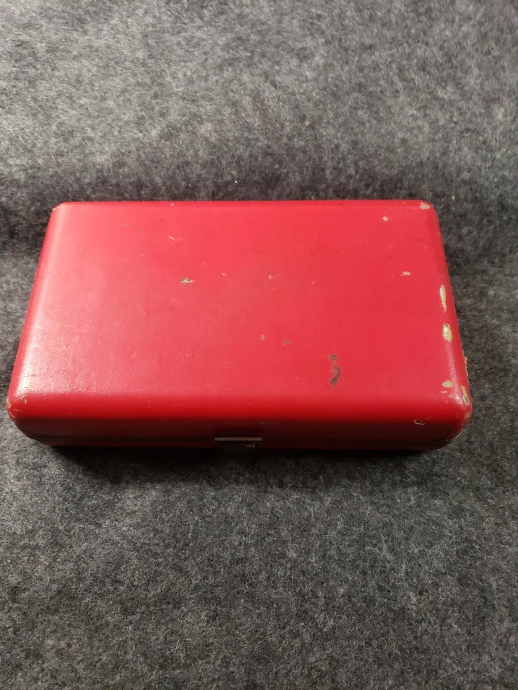 Starrett universal dial test indicator Plunger Back Rods Tips & Case C13B5)