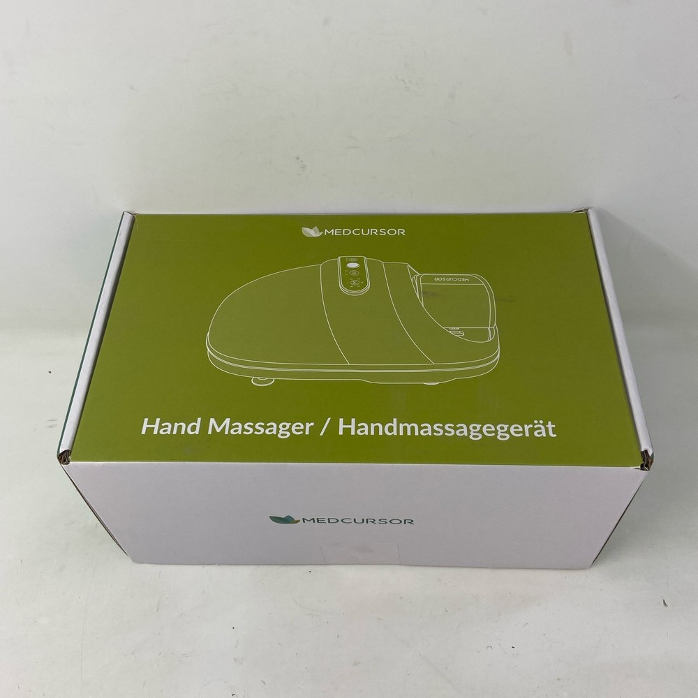 Medcursor Hand Massager Black Heat & Compression MD-HM01