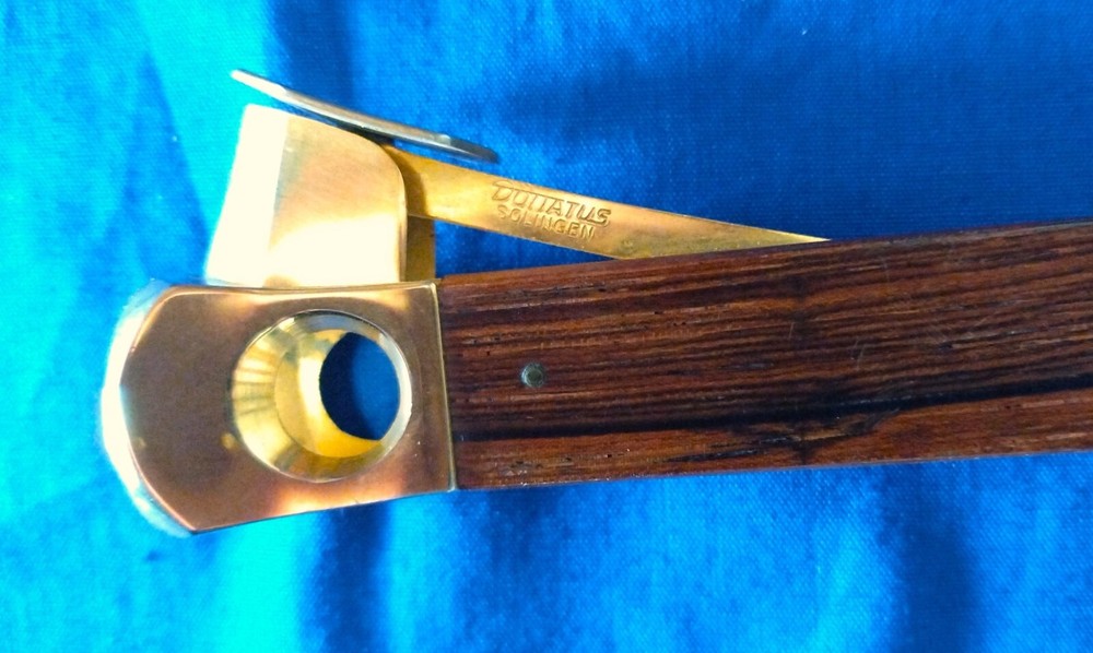 Wooden Handle Cigar Cutter - Solingen