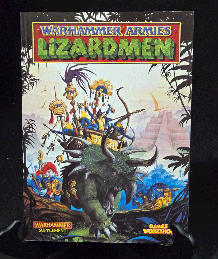 1996 Warhammer Armies Lizardmen Codex Softcover Games Workshop