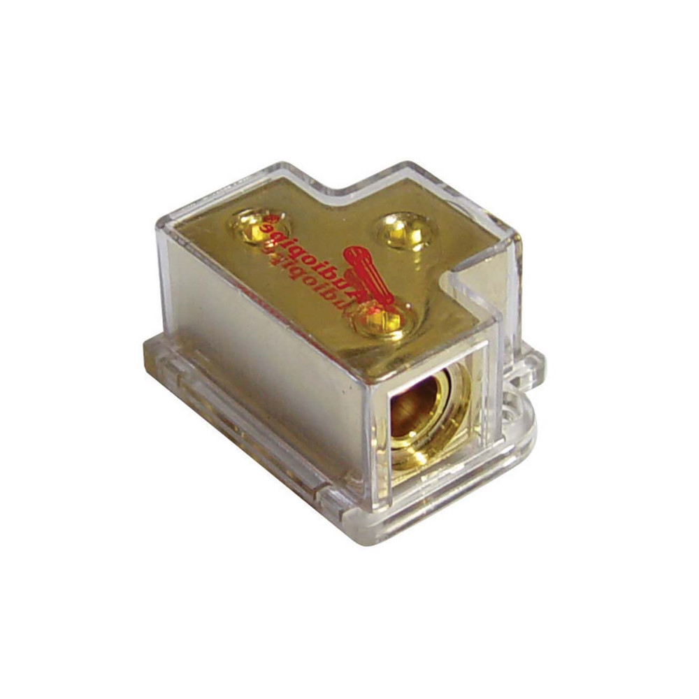 Audiopipe APPB1020 1 Input / 2 Output Power Distribution Block – Car Audio Sp...