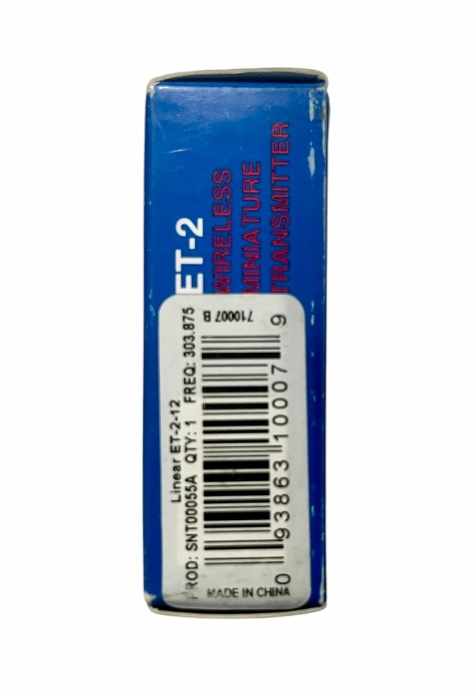 Linear ET-2 Wireless Miniature Pendant Transmitter Beige