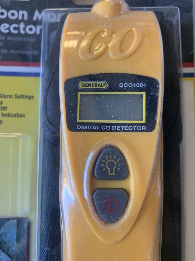 Carbon Monoxide Detector Meter General Tools DCO1001 - NEW ITEM