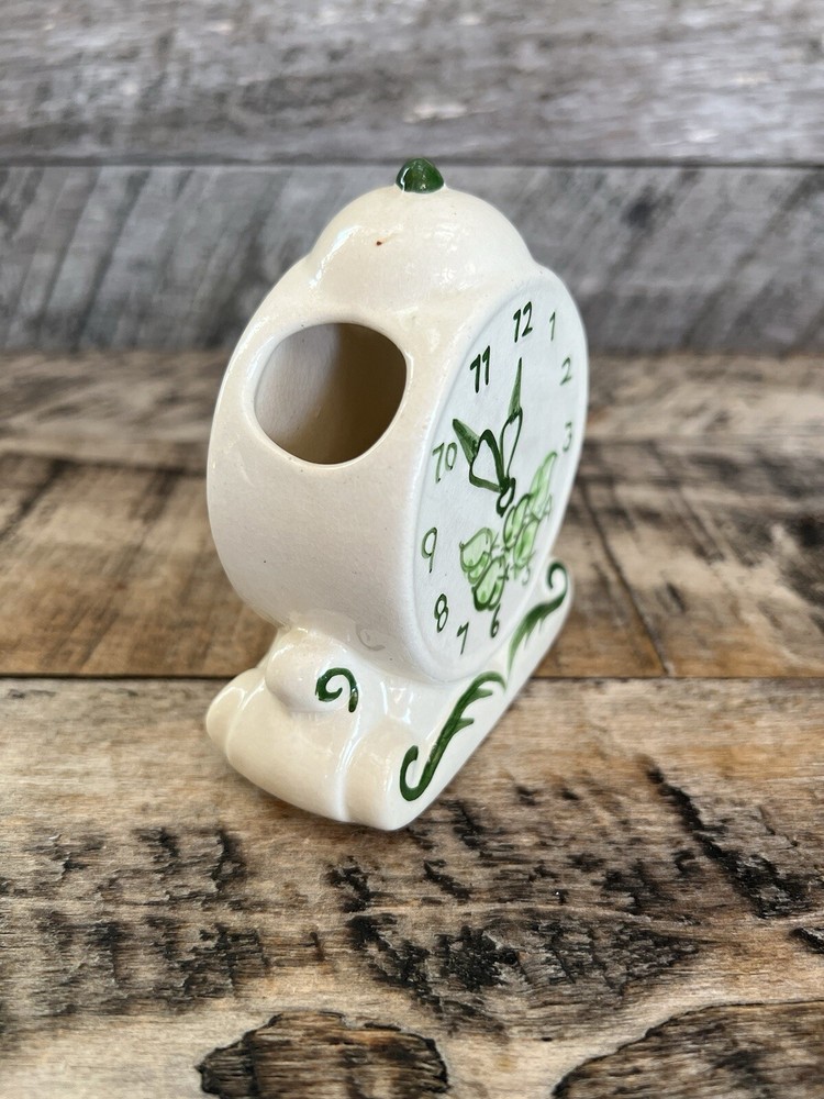 Faux Decoative Ceramic Clock Organizer Home Decor Office Decor
