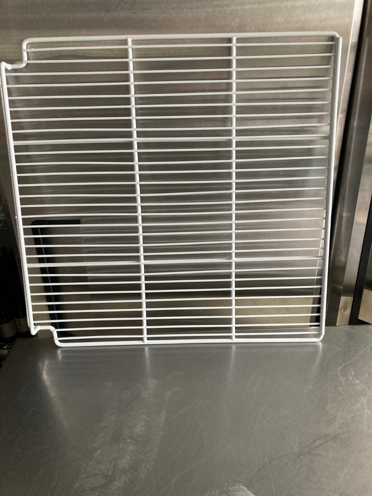Replacement Freezer Rack 23 5/8 inch X 24 3/8 inch Poly Coated  White