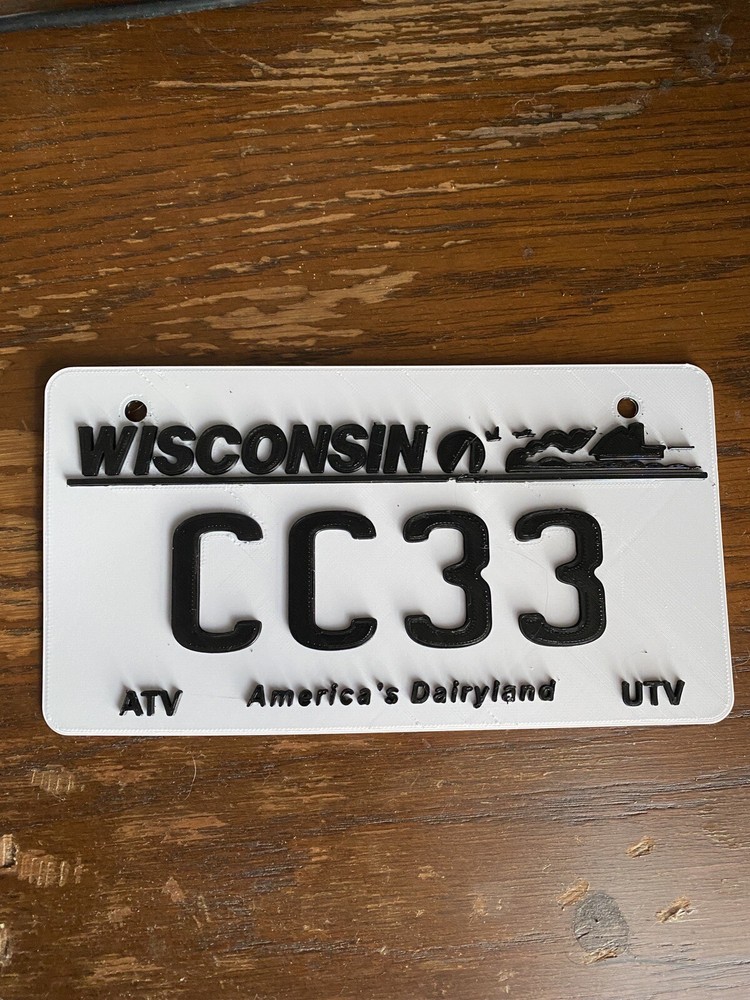ATV/UTV Custom/Personalized License Plate