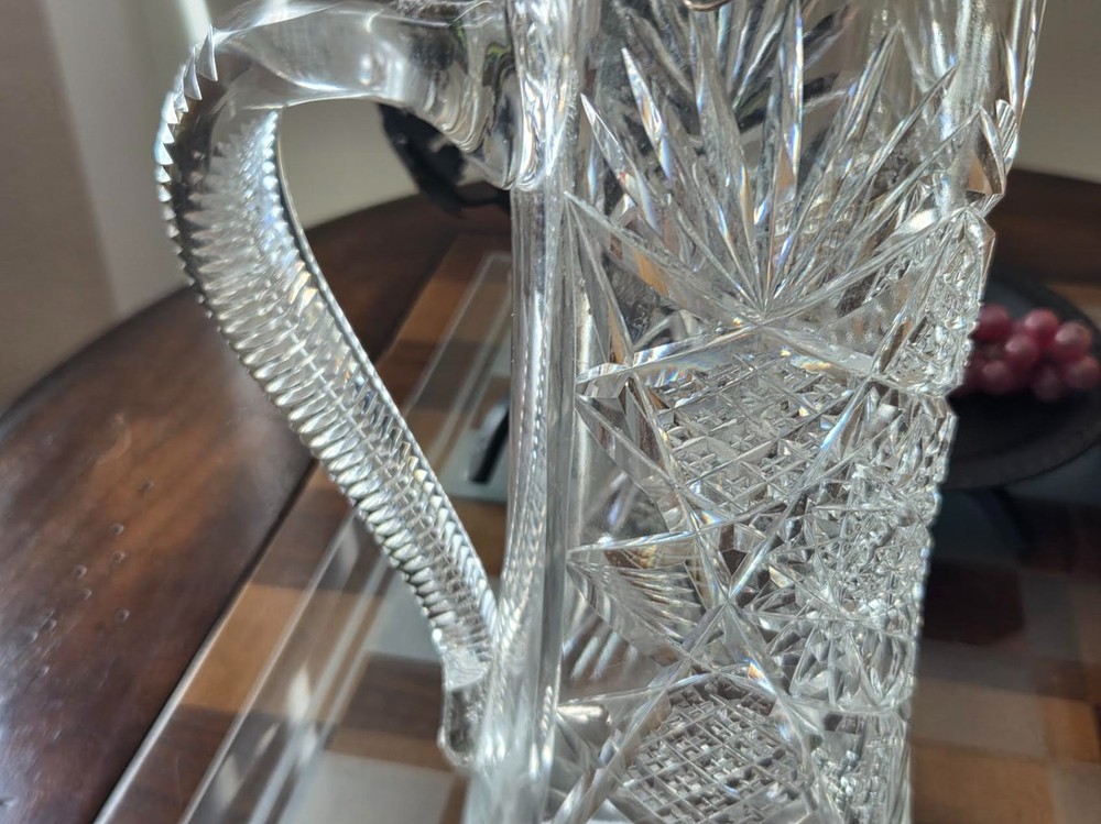 10" Sterling Silver and Crystal Decanter