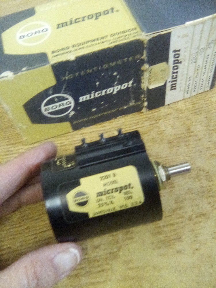 Borg Micropot 2201-B Potentiometer