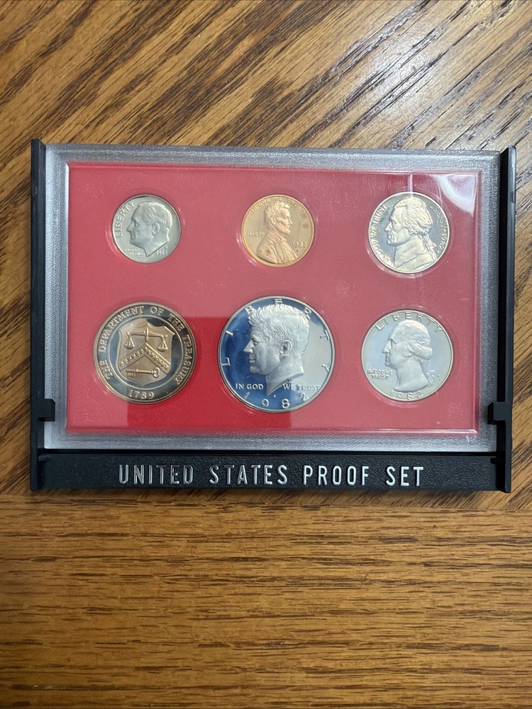 1982-S Clad U.S. Mint Proof Set 5 Coins In Original Packaging (OGP)