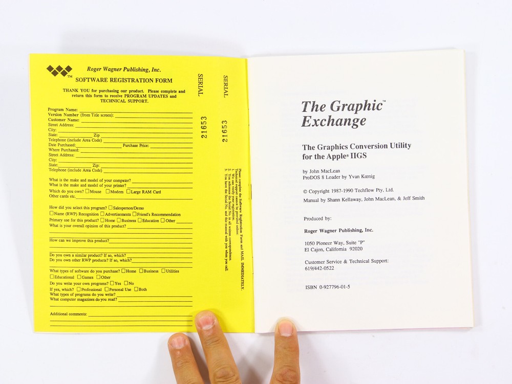 The Graphic Exchange TGE Apple II Graphics Conversion Software & Manual ProDOS 8