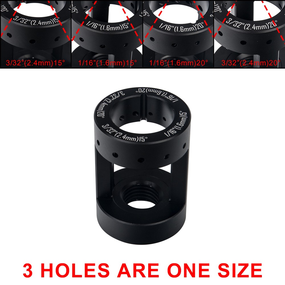 Tungsten Electrode Sharpener & Grinder Multi-Angle Offsets Tool For TIG Welding