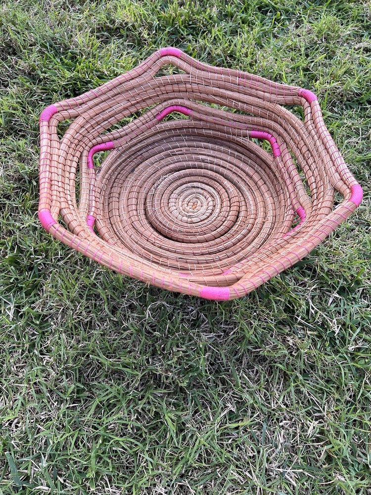 Handmaid Pine Needle Baskets