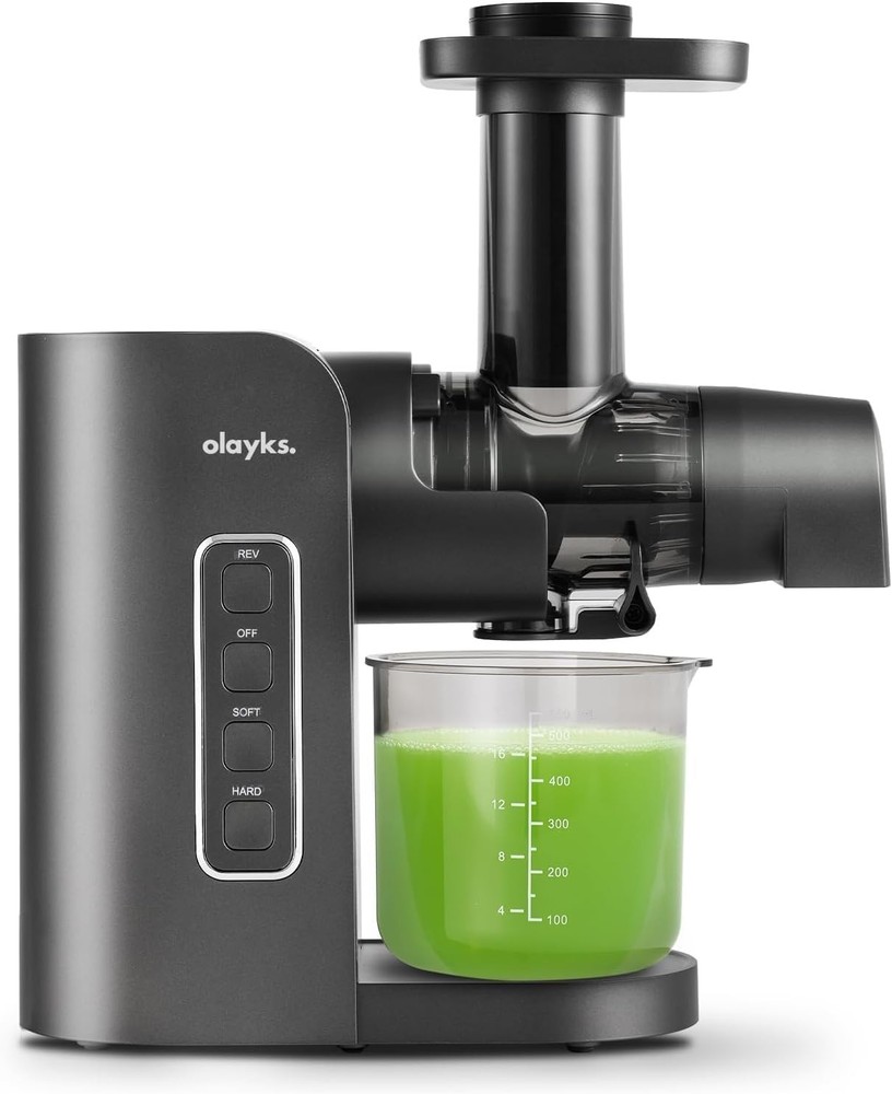 Juicer Machine,Slow Masticating Juicer with 2 Speed Modes & Quiet Motor,Cold ...